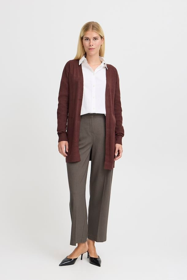 B-Young Nonina Brown Cardigan