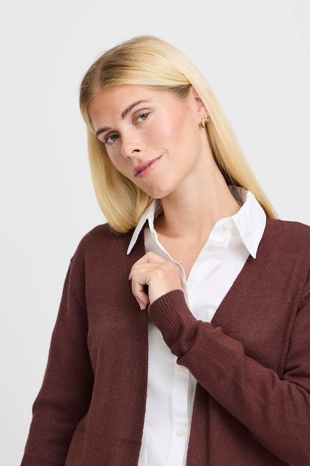 B-Young Nonina Brown Cardigan