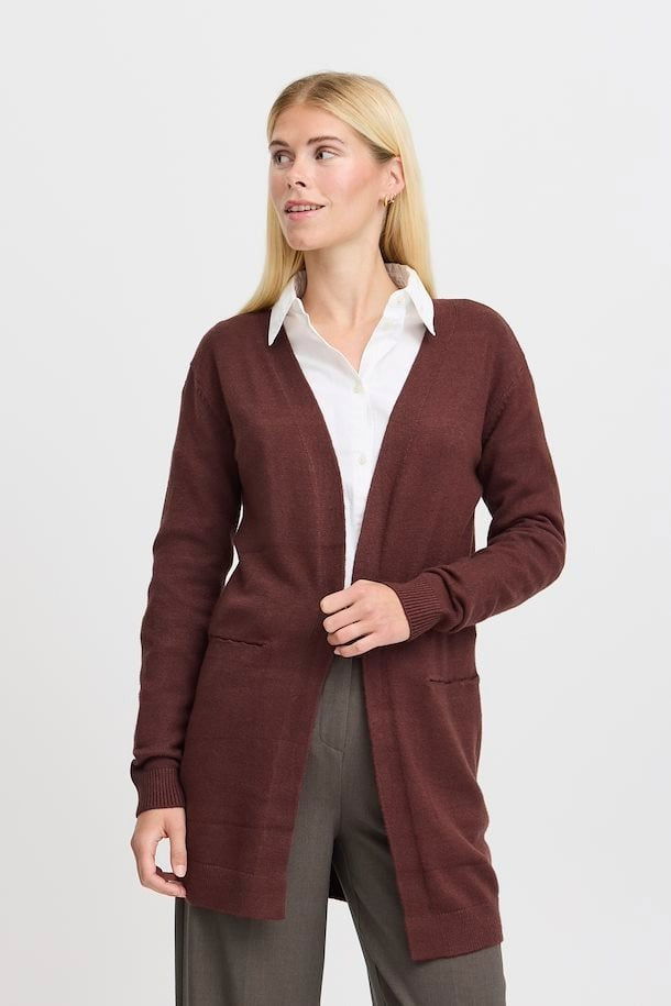 B-Young Nonina Brown Cardigan