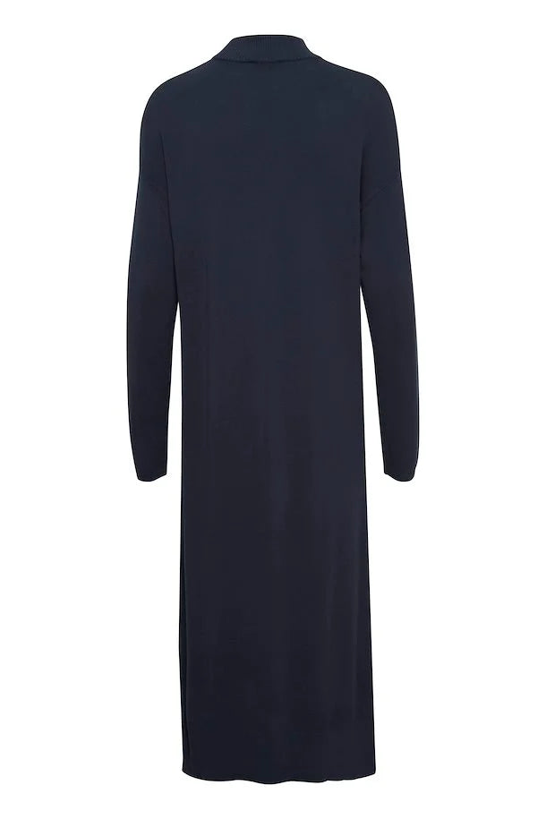 BY Morla Plain Navy Knit Dress