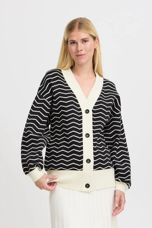 BY Otari Zig Zag Cardigan