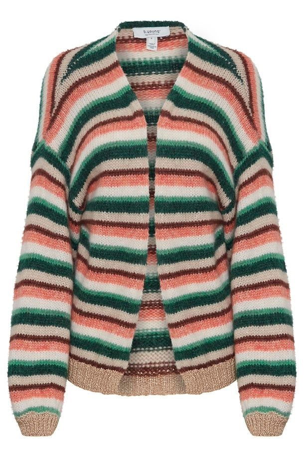 B Young Striped Cardigan