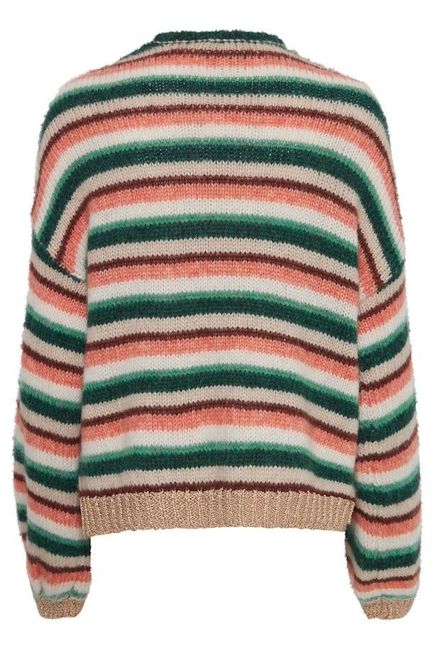 B Young Striped Cardigan