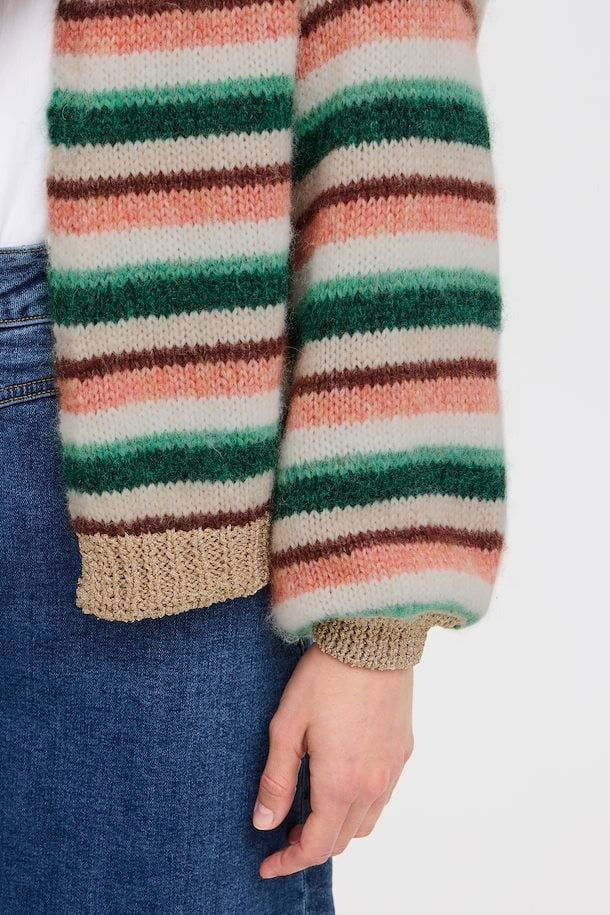 B Young Striped Cardigan