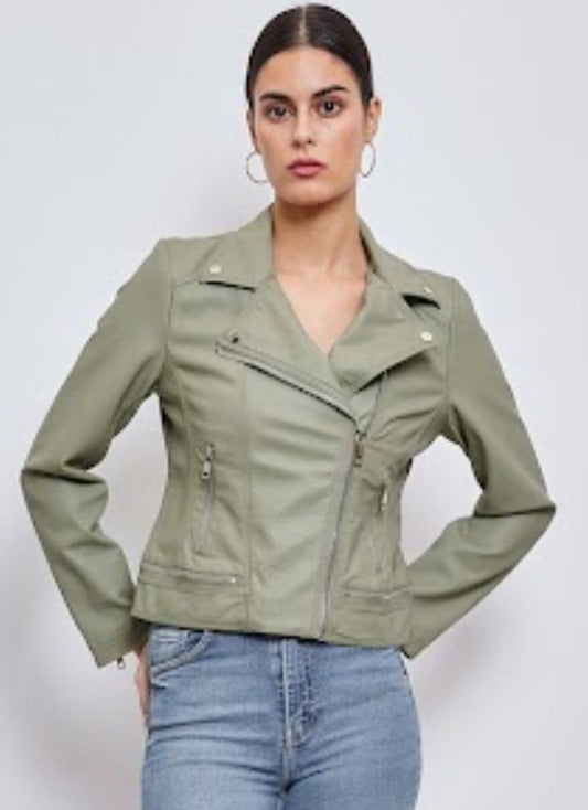 Carrie Sage Biker Jacket