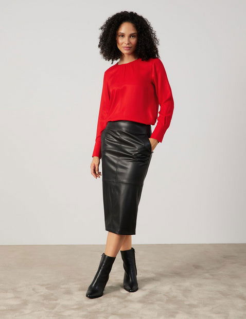 Gerry Weber Faux Leather Skirt