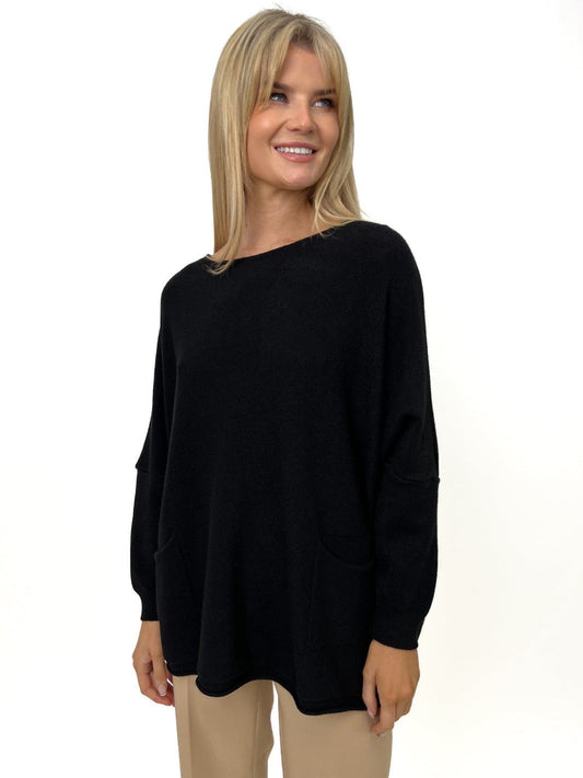 Kate & Pippa Black Roma Knit