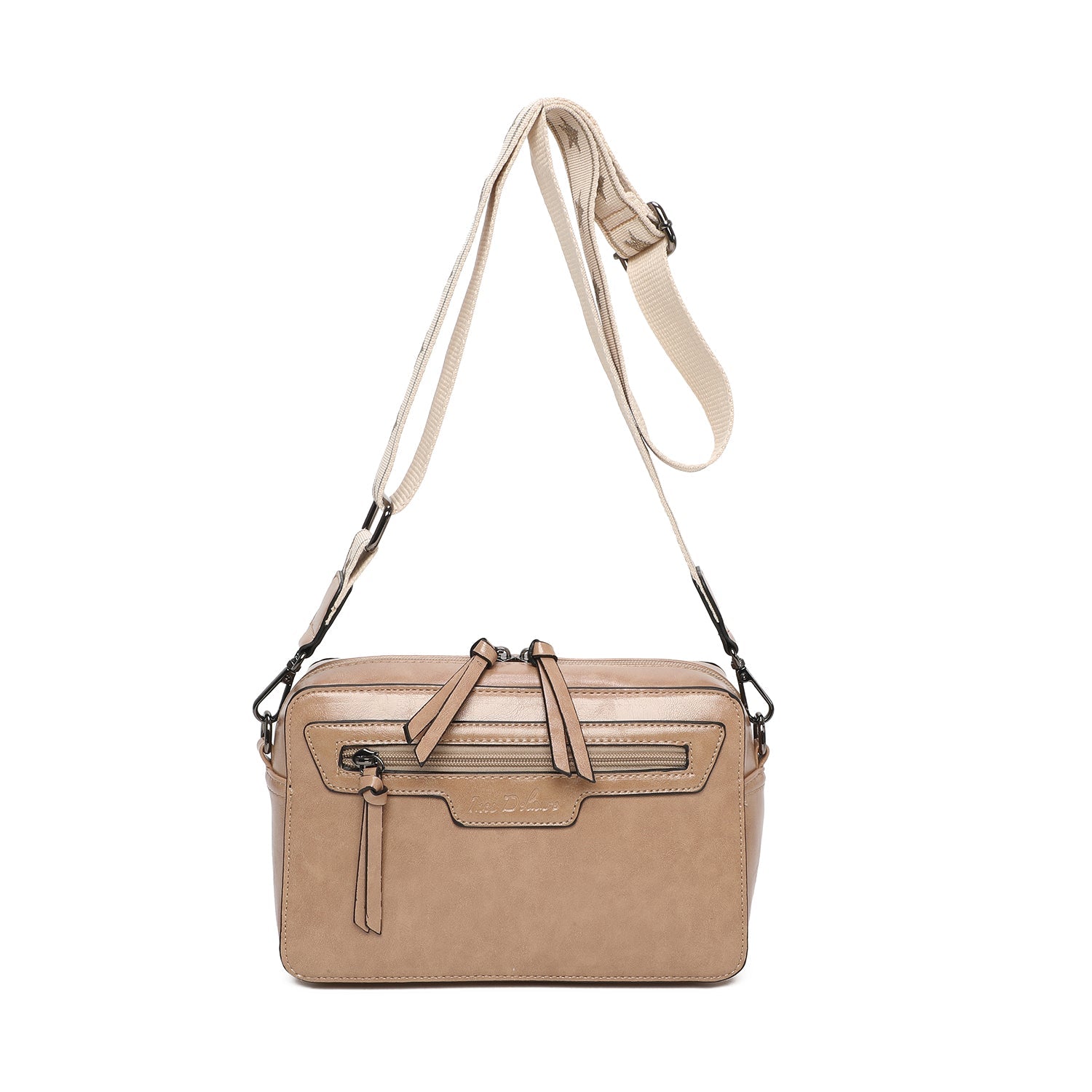 Katie Taupe Camera Bag