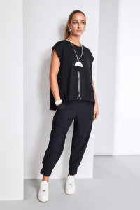 NAYA Cuff Trousers Black