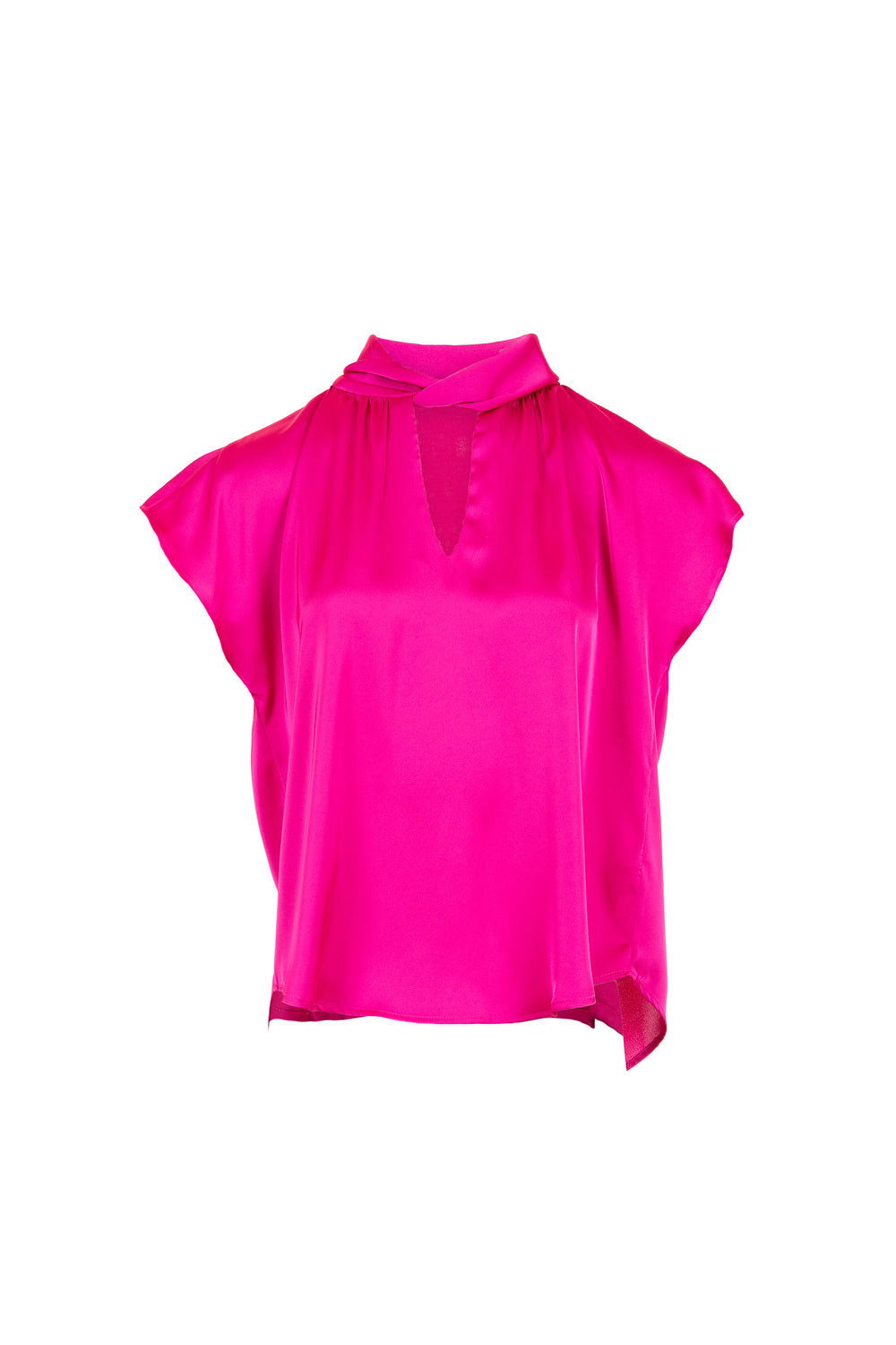 Peruzzi Tie Satin Top