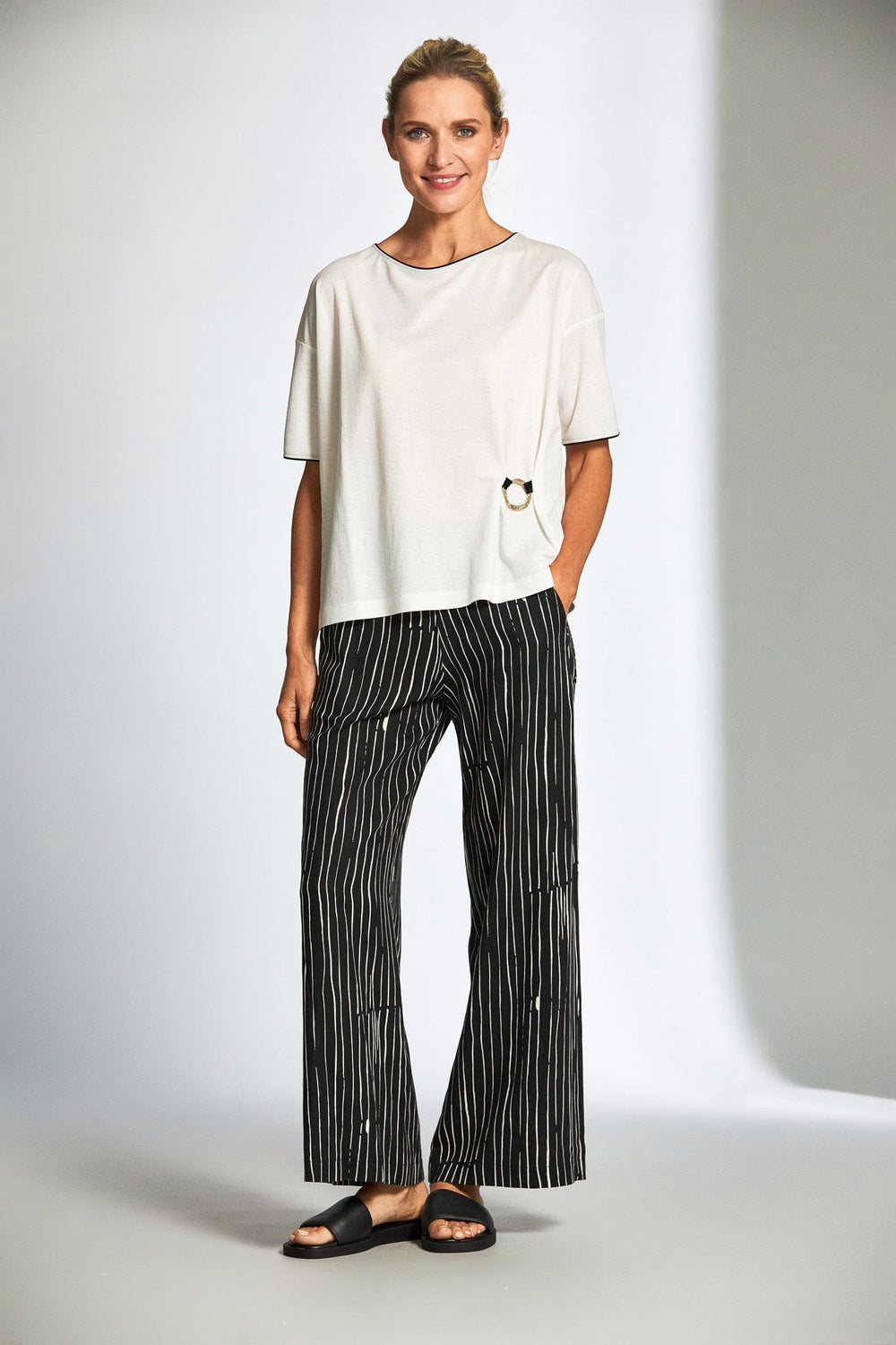 Peruzzi Broken Stripe Trouser