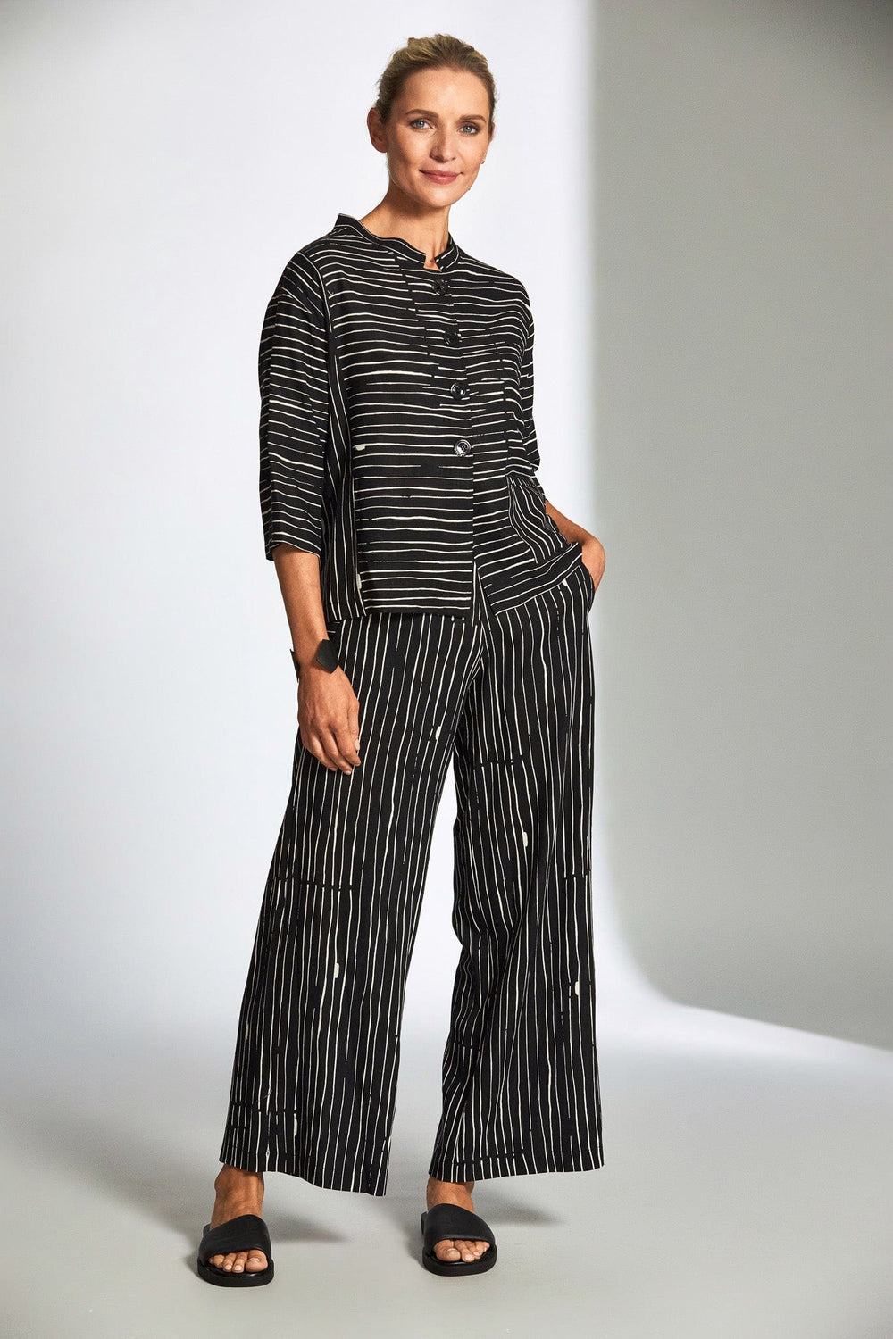 Peruzzi Broken Stripe Trouser