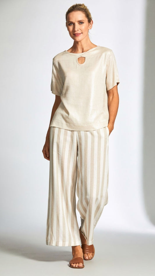 Peruzzi Stripe Linen Trouser