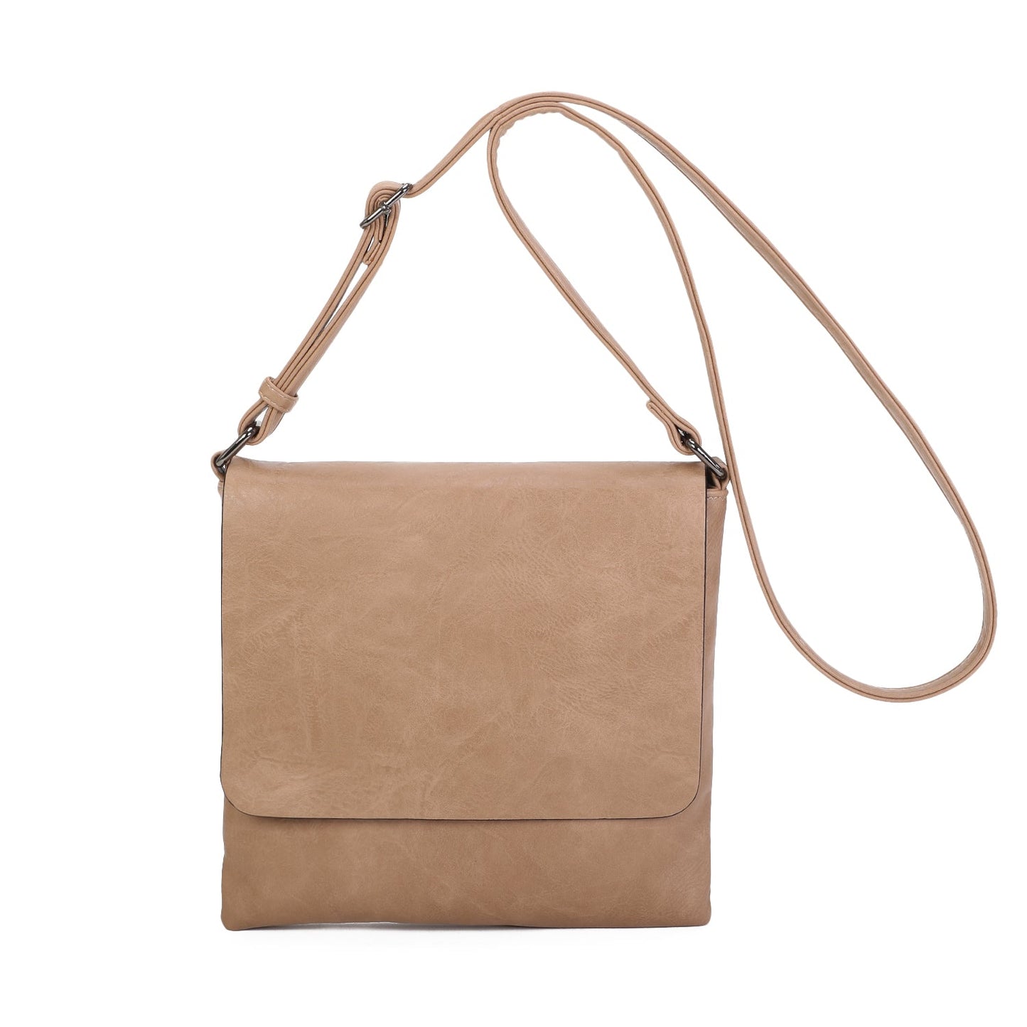 Tina Taupe Cross-Body Bag