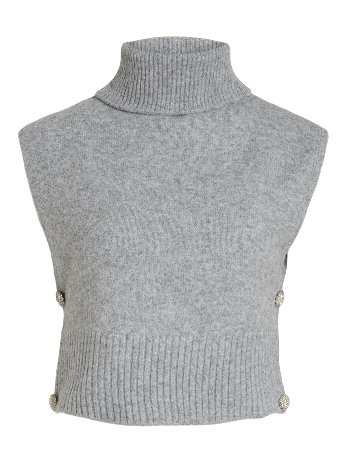 Vila Slip over turtle neck in Grey