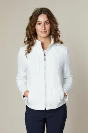 April Zip Jacket White