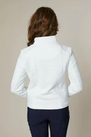 April Zip Jacket White